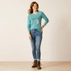 Bluzka damska SILHOUETTE T-shirt - Ariat - arctic